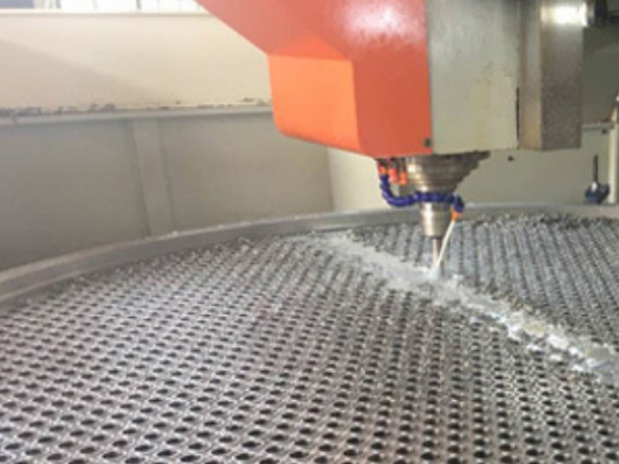 內(nèi)孔焊管板鉆孔加工